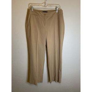 Talbots | Khaki Curvy Wide Leg Trouser Pant Size 8